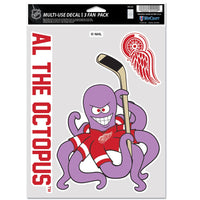 Detroit Red Wings AL THE OCTOPUS Multi Use 3 Fan Pack