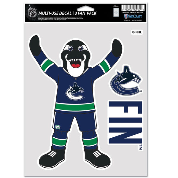 Vancouver Canucks FIN Multi Use 3 Fan Pack