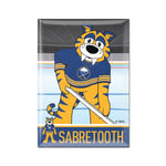 Buffalo Sabres SABRETOOTH Metal Magnet 2.5" x 3.5"