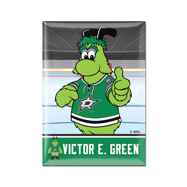 Dallas Stars VICTOR E. GREEN Metal Magnet 2.5" x 3.5"