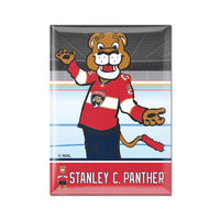 Florida Panthers STANLEY C. PANTHER Metal Magnet 2.5" x 3.5"