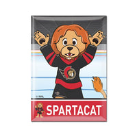 Ottawa Senators SPARTACAT Metal Magnet 2.5" x 3.5"