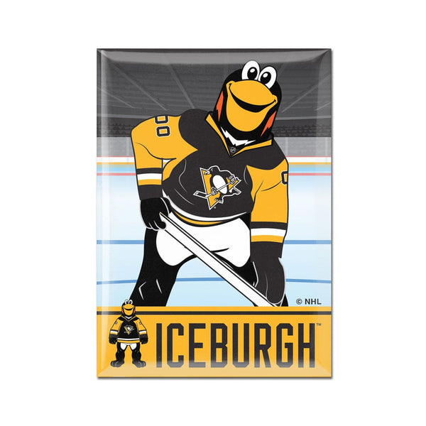 Pittsburgh Penguins ICEBURGH Metal Magnet 2.5" x 3.5"