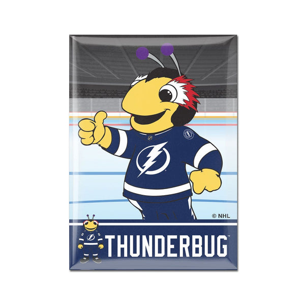 Tampa Bay Lightning THUNDERBUG Metal Magnet 2.5" x 3.5"