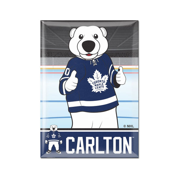 Toronto Maple Leafs CARLTON Metal Magnet 2.5" x 3.5"