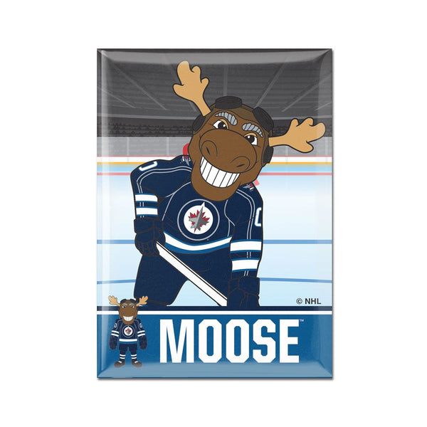 Winnipeg Jets MOOSE Metal Magnet 2.5" x 3.5"