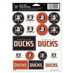 Anaheim Ducks Vinyl Sticker Sheet 5" x 7"
