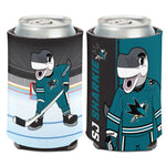 San Jose Sharks SJ SHARKIE Can Cooler 12 oz.