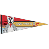 Calgary Flames HARVEY THE HOUND Premium Pennant 12" x 30"
