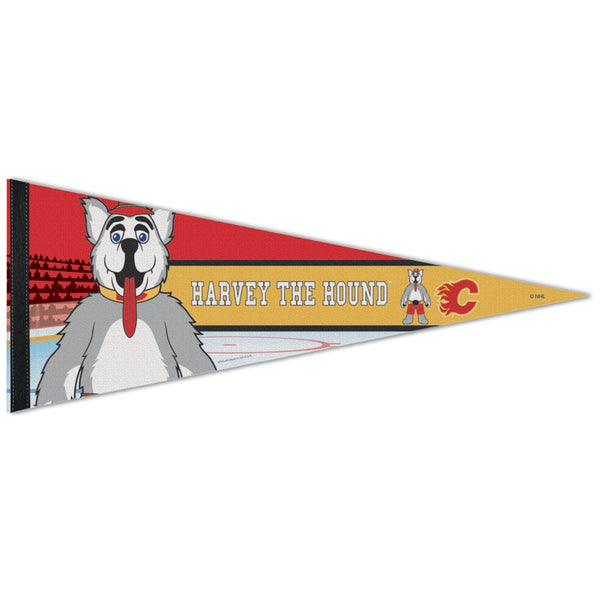 Calgary Flames HARVEY THE HOUND Premium Pennant 12" x 30"