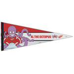 Detroit Red Wings AL THE OCTOPUS Premium Pennant 12" x 30"