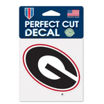 Wholesale-Georgia Bulldogs Perfect Cut Color Decal 4" x 4"