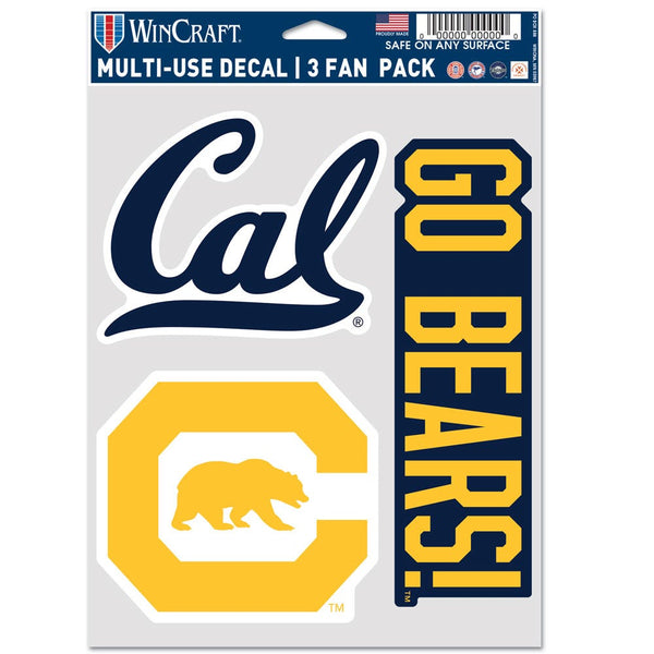 California Golden Bears Multi Use 3 fan pack