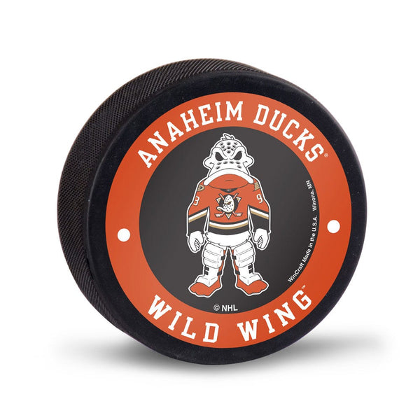 Anaheim Ducks WILD WING Hockey Puck Packaged
