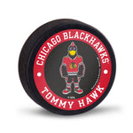 Chicago Blackhawks TOMMY HAWK Hockey Puck Packaged