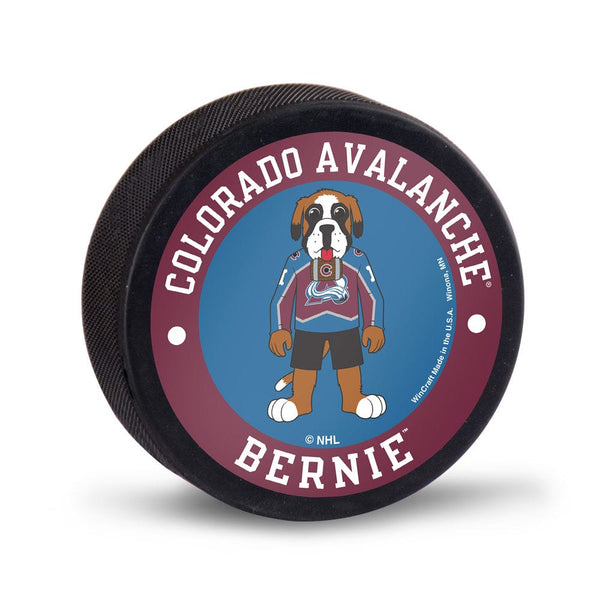 Colorado Avalanche BERNIE Hockey Puck Packaged