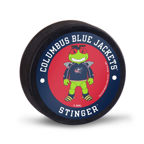 Columbus Blue Jackets STINGER Hockey Puck Packaged