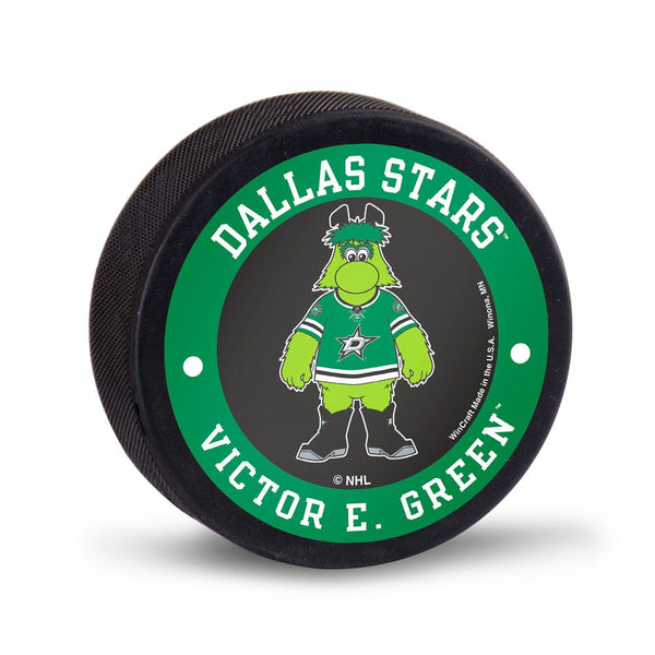 Dallas Stars VICTOR E. GREEN Hockey Puck Packaged