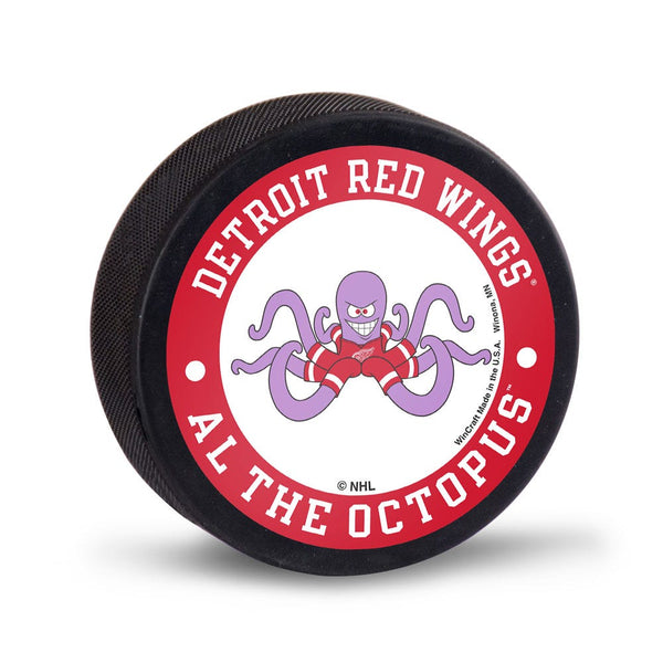 Detroit Red Wings AL THE OCTOPUS Hockey Puck Packaged