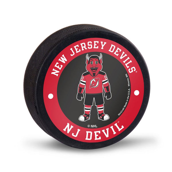 New Jersey Devils NJ DEVIL Hockey Puck Packaged