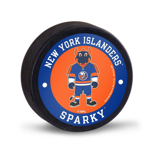New York Islanders SPARKY Hockey Puck Packaged