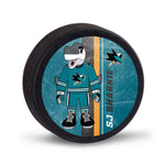San Jose Sharks SJ SHARKIE Hockey Puck Packaged