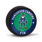 Vancouver Canucks FIN Hockey Puck Packaged