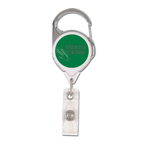 Wholesale-North Texas Mean Green Retrct 2S Prem Badge Holders