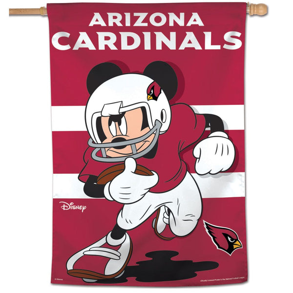 Arizona Cardinals / Disney Mickey Mouse Vertical Flag 28" x 40"