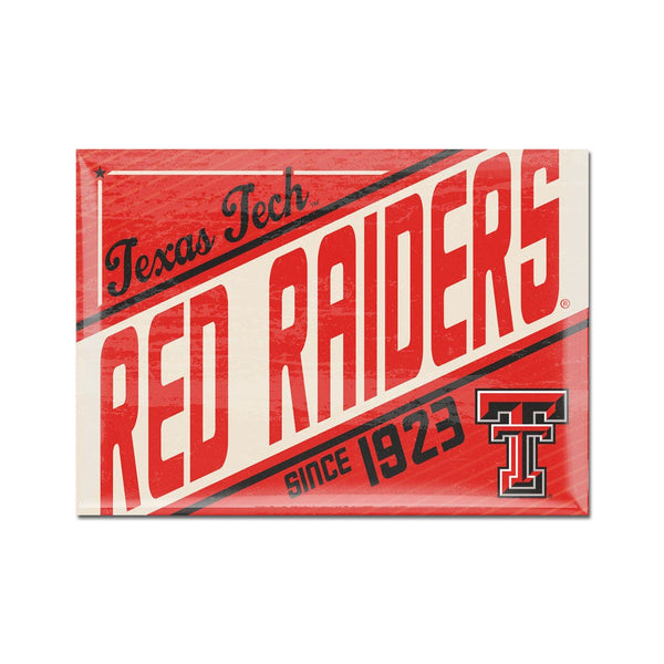 Texas Tech Red Raiders RETRO Metal Magnet 2.5" x 3.5"