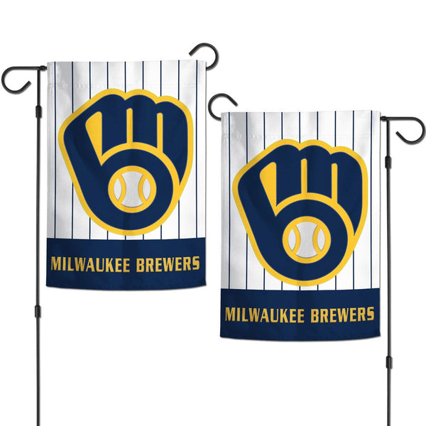 Milwaukee Brewers Applique Garden Flags 12.5" x 18"