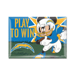 Los Angeles Chargers / Disney Metal Magnet 2.5" x 3.5"