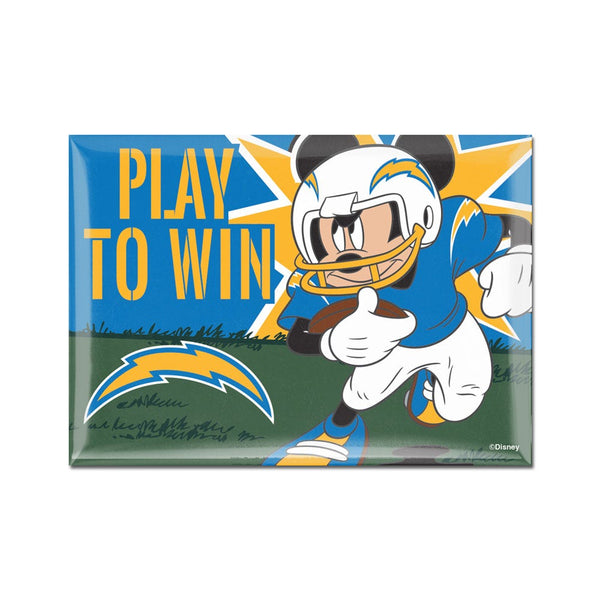 Los Angeles Chargers / Disney Metal Magnet 2.5" x 3.5"