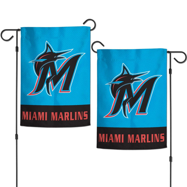 Miami Marlins Applique Garden Flags 12.5" x 18"