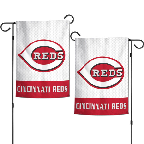 Cincinnati Reds Applique Garden Flags 12.5" x 18"