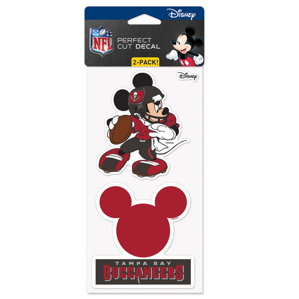 Tampa Bay Buccaneers / Disney Perfect Cut Decal Set of two 4"x4"