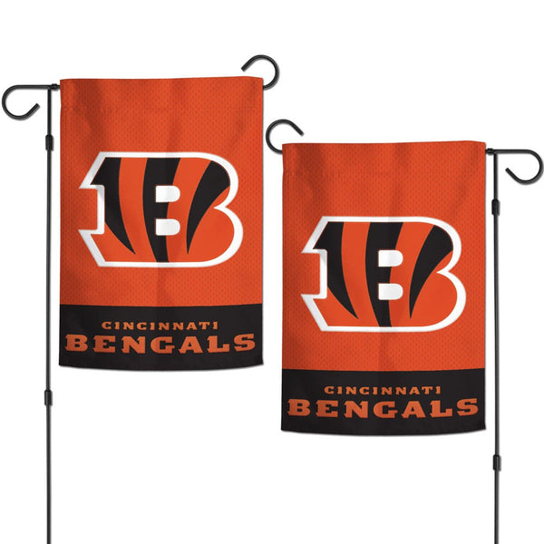 Cincinnati Bengals Applique Garden Flags 12.5" x 18"
