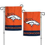 Denver Broncos Applique Garden Flags 12.5" x 18"