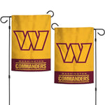 Washington Commanders Applique Garden Flags 12.5" x 18"