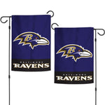 Baltimore Ravens Applique Garden Flags 12.5" x 18"