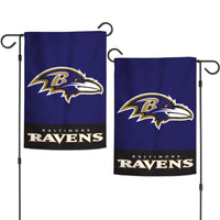 Baltimore Ravens Applique Garden Flags 12.5" x 18"