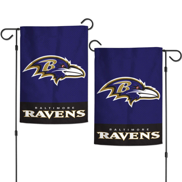 Baltimore Ravens Applique Garden Flags 12.5" x 18"