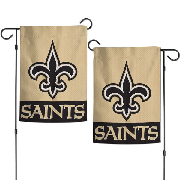 New Orleans Saints Applique Garden Flags 12.5" x 18"