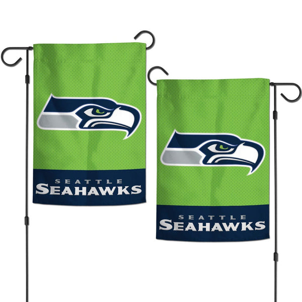 Seattle Seahawks Applique Garden Flags 12.5" x 18"