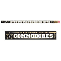 Wholesale-Vanderbilt Commodores Pencil 6-pack