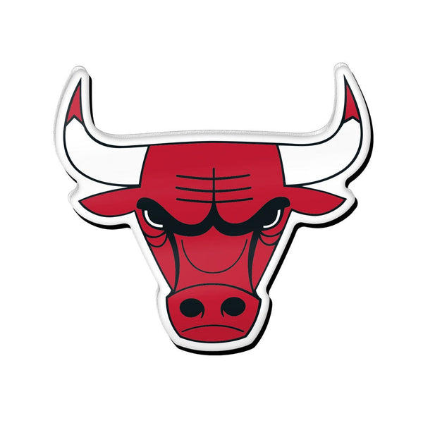 Chicago Bulls Acrylic Pin Jewelry Card
