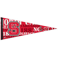 NC State Wolfpack Premium Pennant 12" x 30"