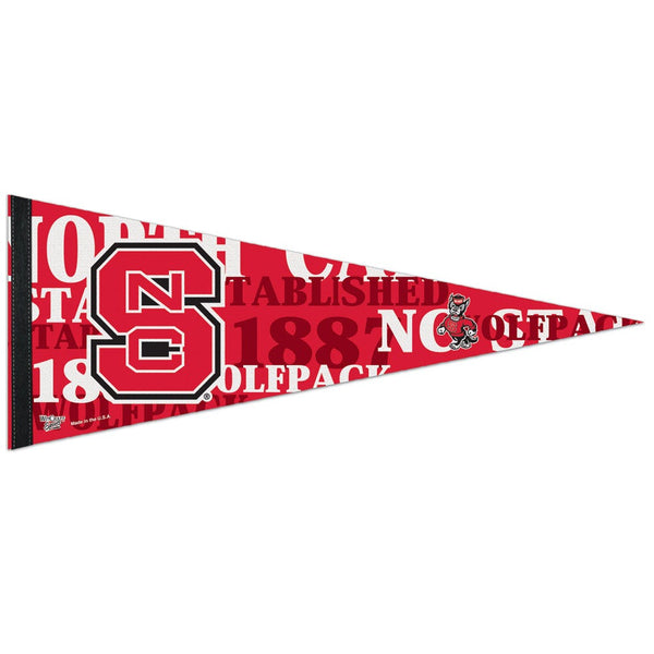 NC State Wolfpack Premium Pennant 12" x 30"