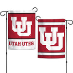 Utah Utes Garden Flags 2 sided 12.5" x 18"