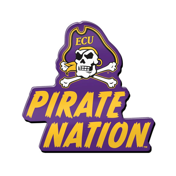 East Carolina Pirates Acrylic Pin Jewelry Card